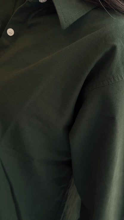 Camisa Verde bosque Algodón