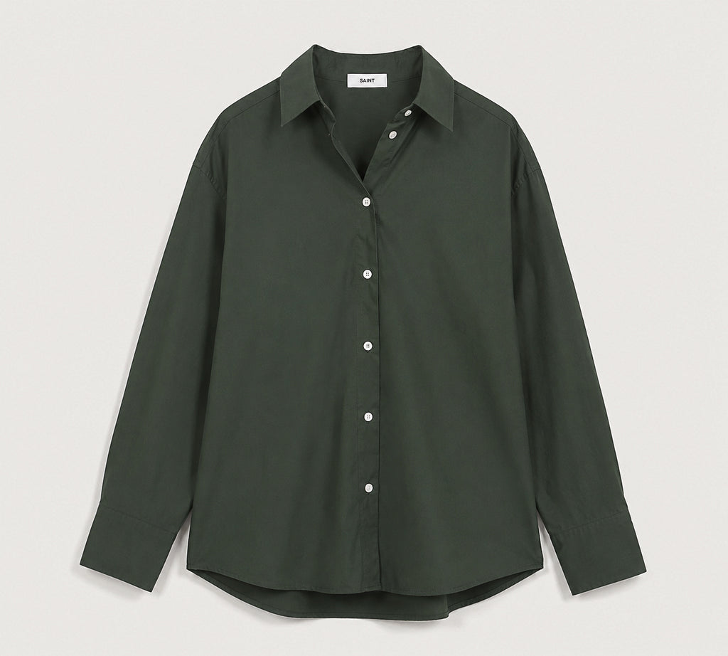 Camisa Verde bosque Algodón
