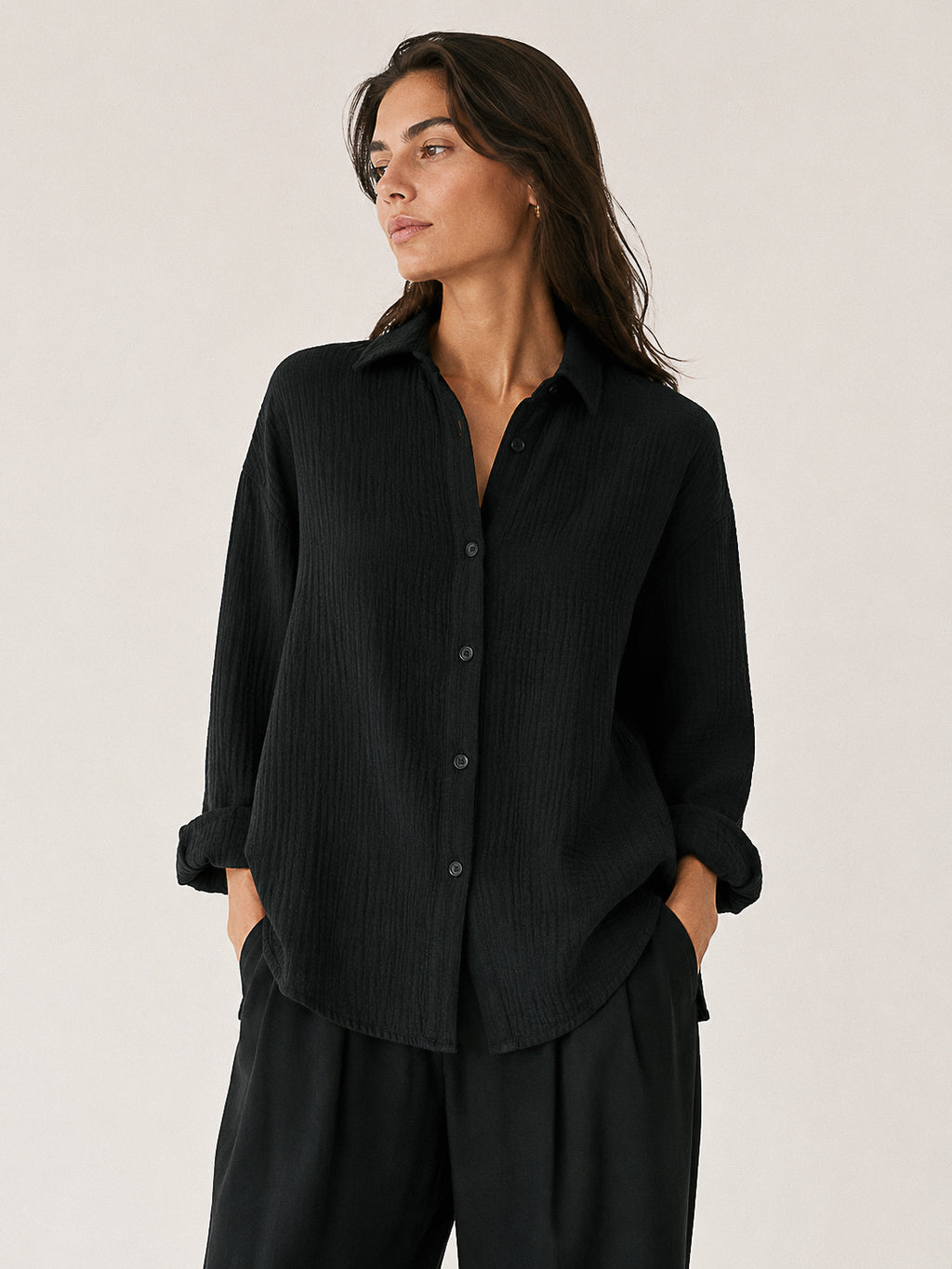 Camisa soft negro