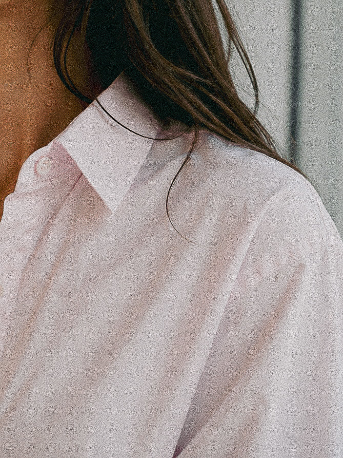 camisa oversize rosa