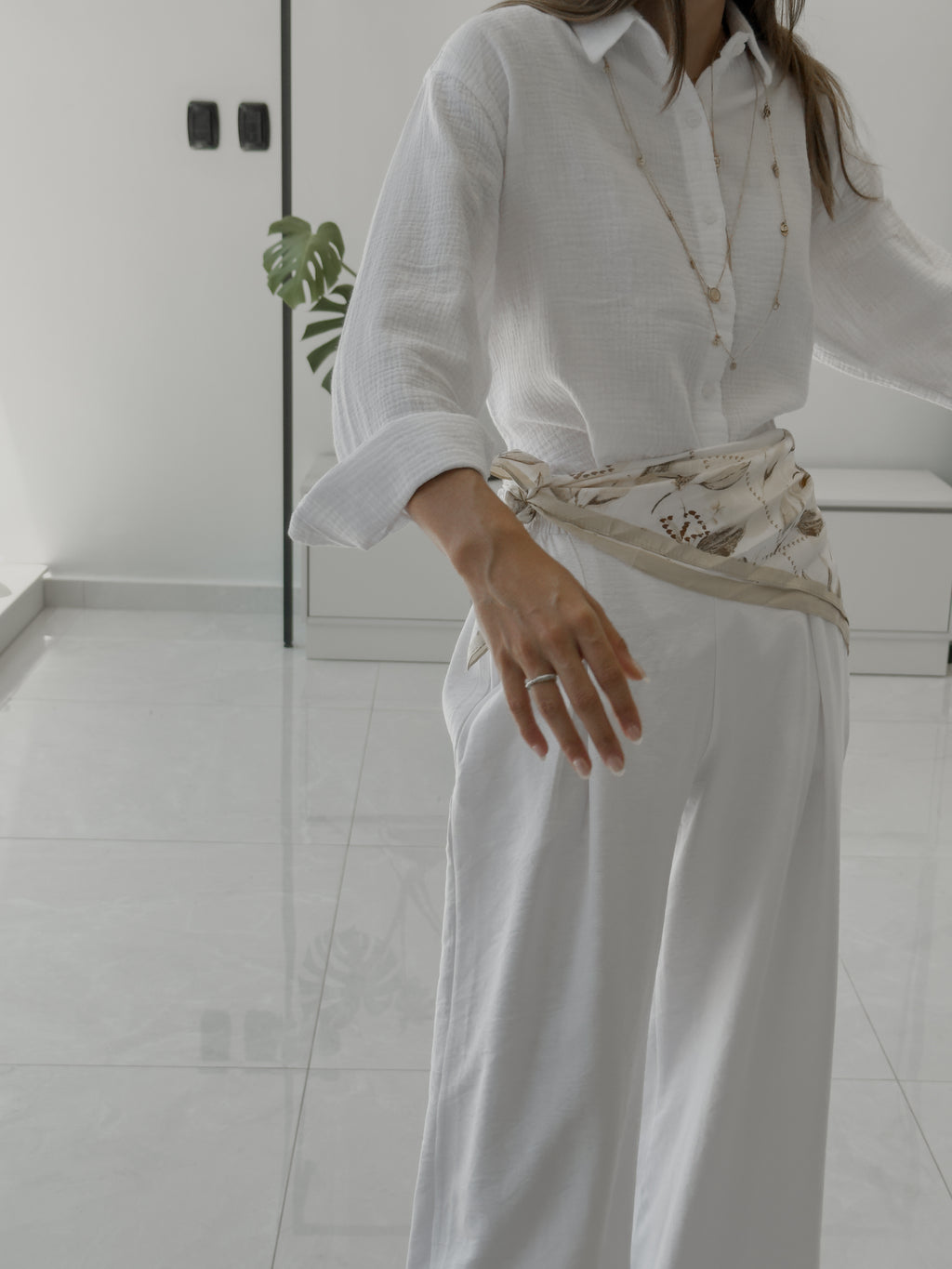 Camisa baby cotton blanco