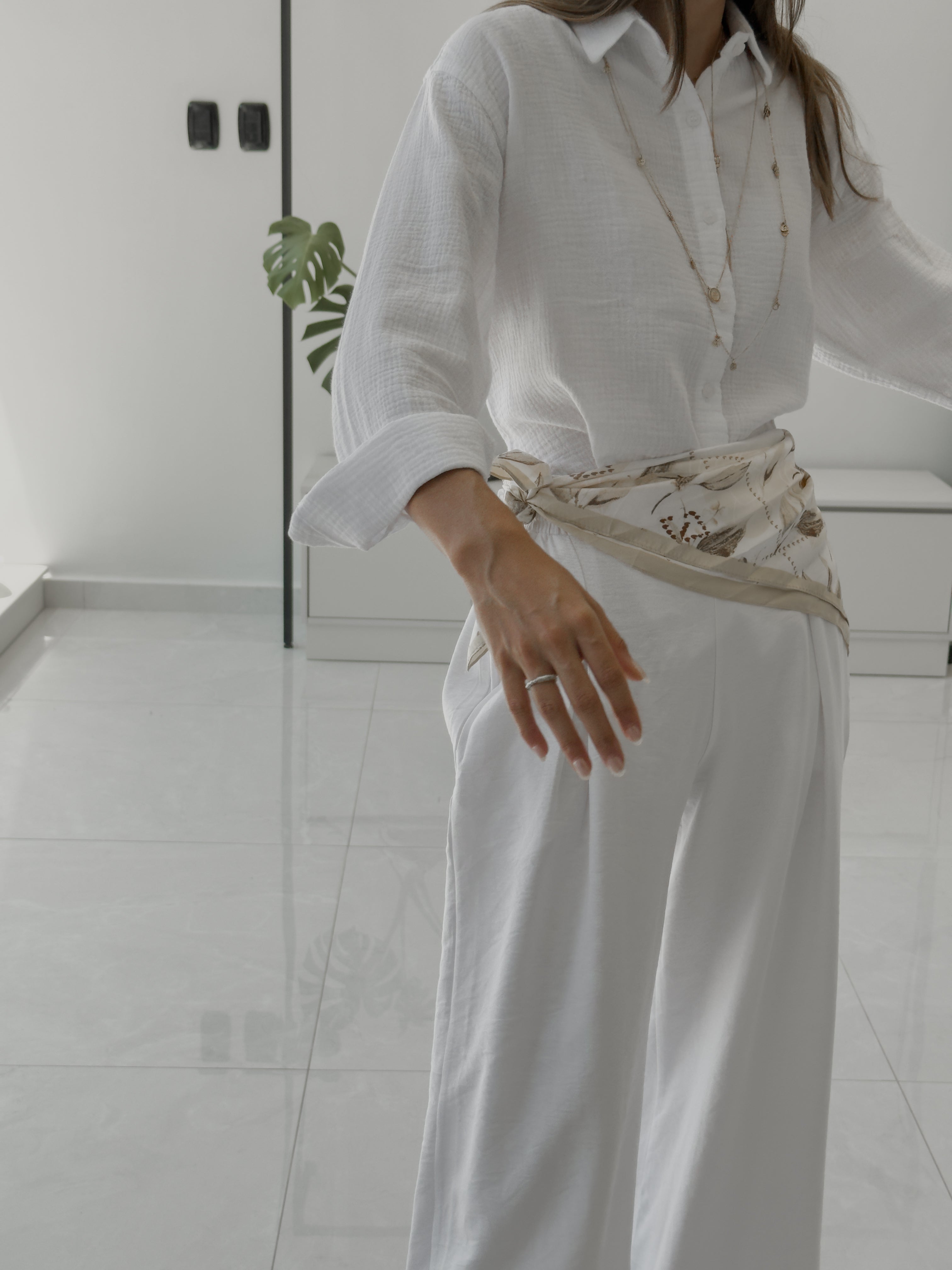 Camisa baby cotton blanco