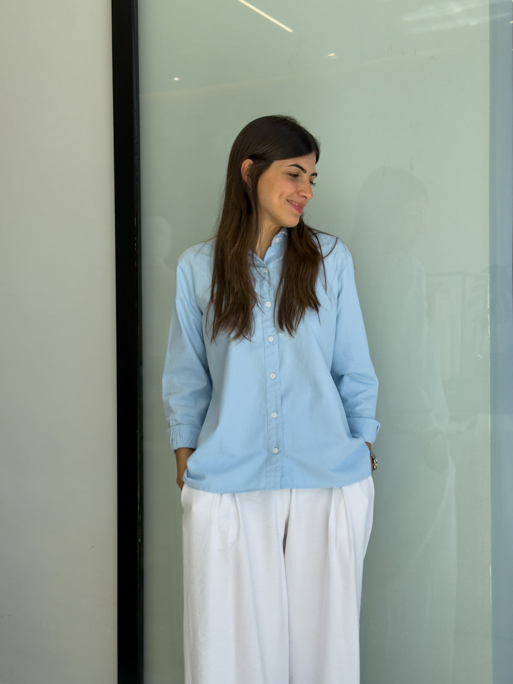 Camisa celeste